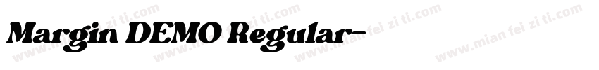 Margin DEMO Regular字体转换